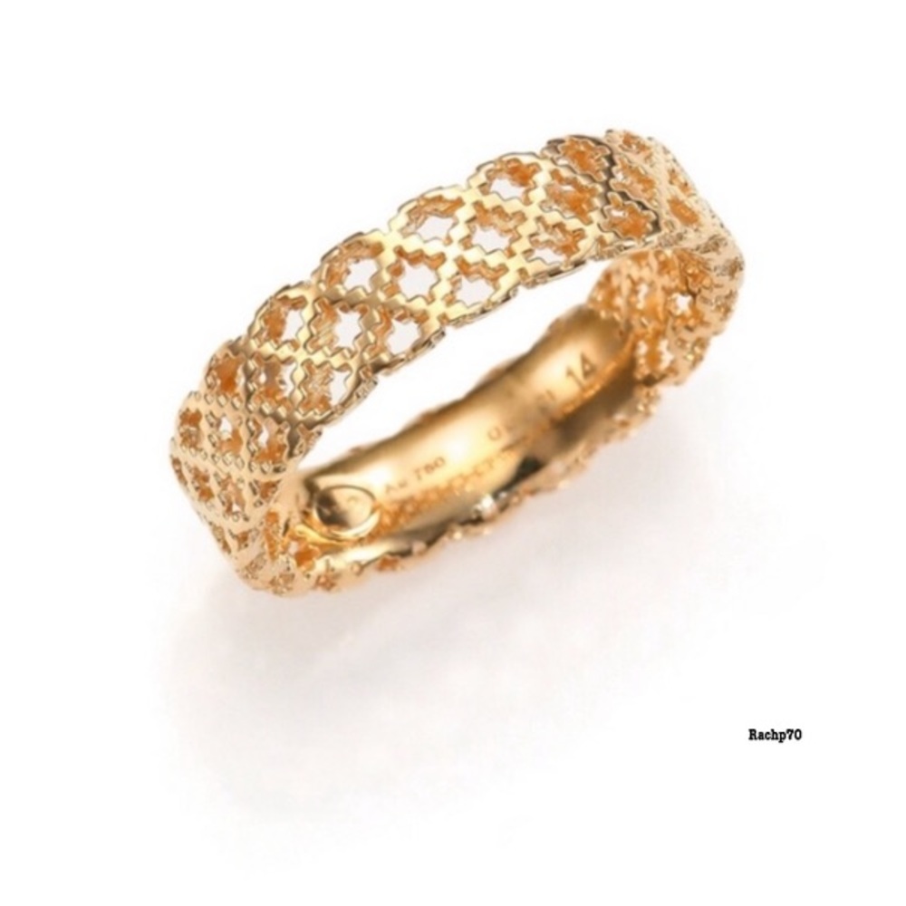 New Authentic Gucci 18K Gold Diamantissima Ring - Picture 3 of 12